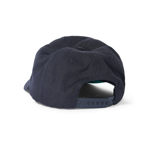 Metalwood Sunshine 5 Panel Rope Hat, Black