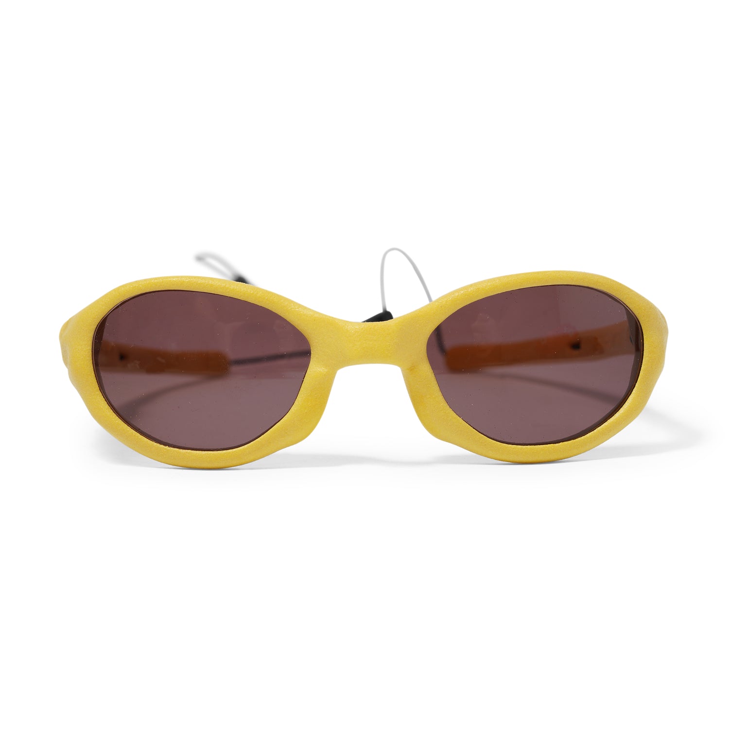 Wormholes Sunglasses, Mustard Yellow / Pyrope Red