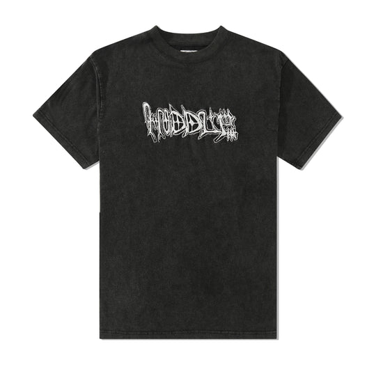 Vision Logo Tee, Black Wash