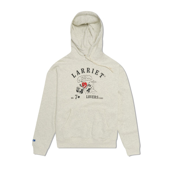 Larriet Lovers Corp Pullover Hood, Grey Marle
