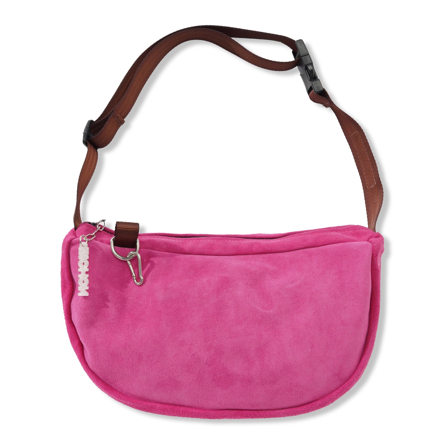 Everyday Suede Slouch Bag, Pink