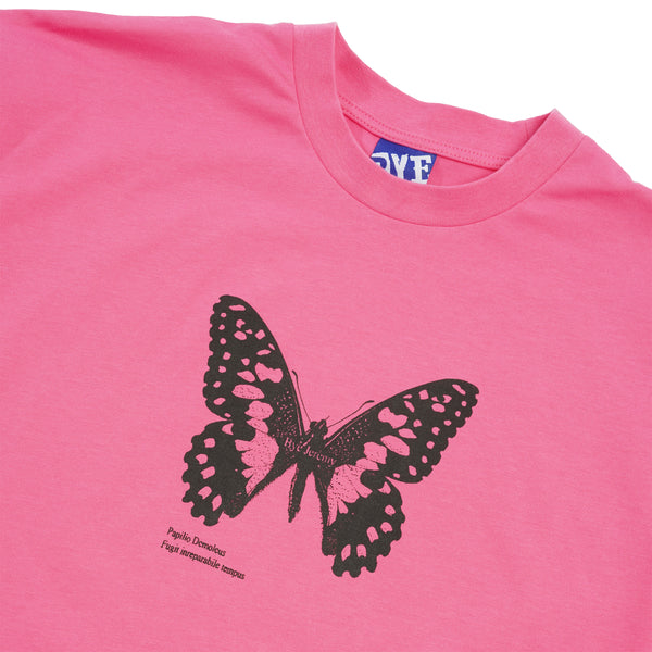Bye Jeremy Butterfly Tee, Pink
