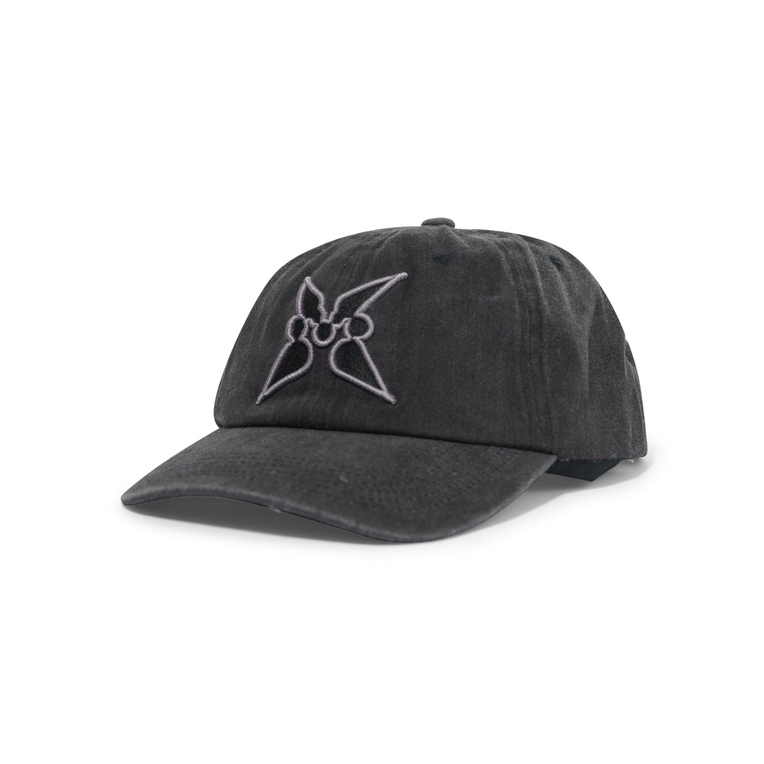 Sporty M Hat, Faded Black
