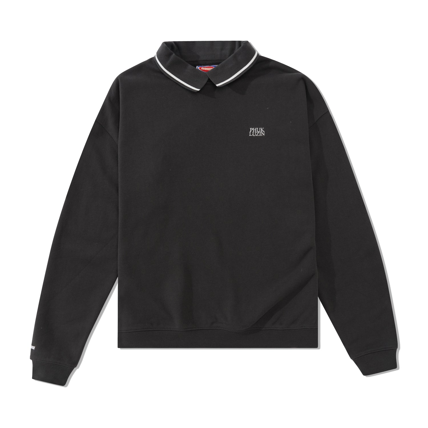 Phuk Luzin Collared Sweatshirt, Tar