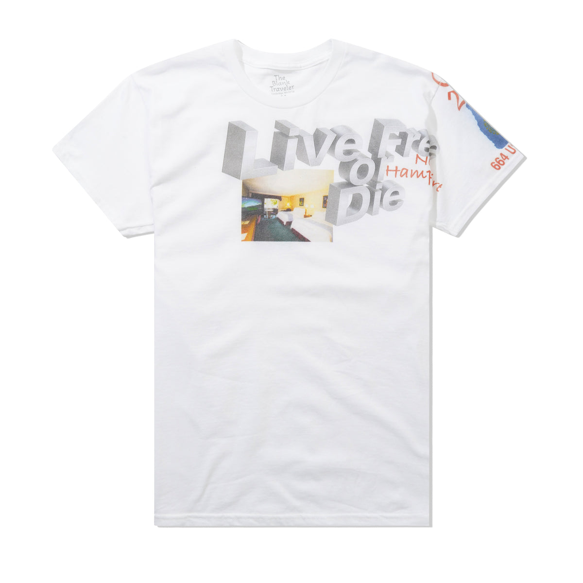 Live Free or Die Tee, White