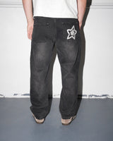 Washed Star Jeans, Black