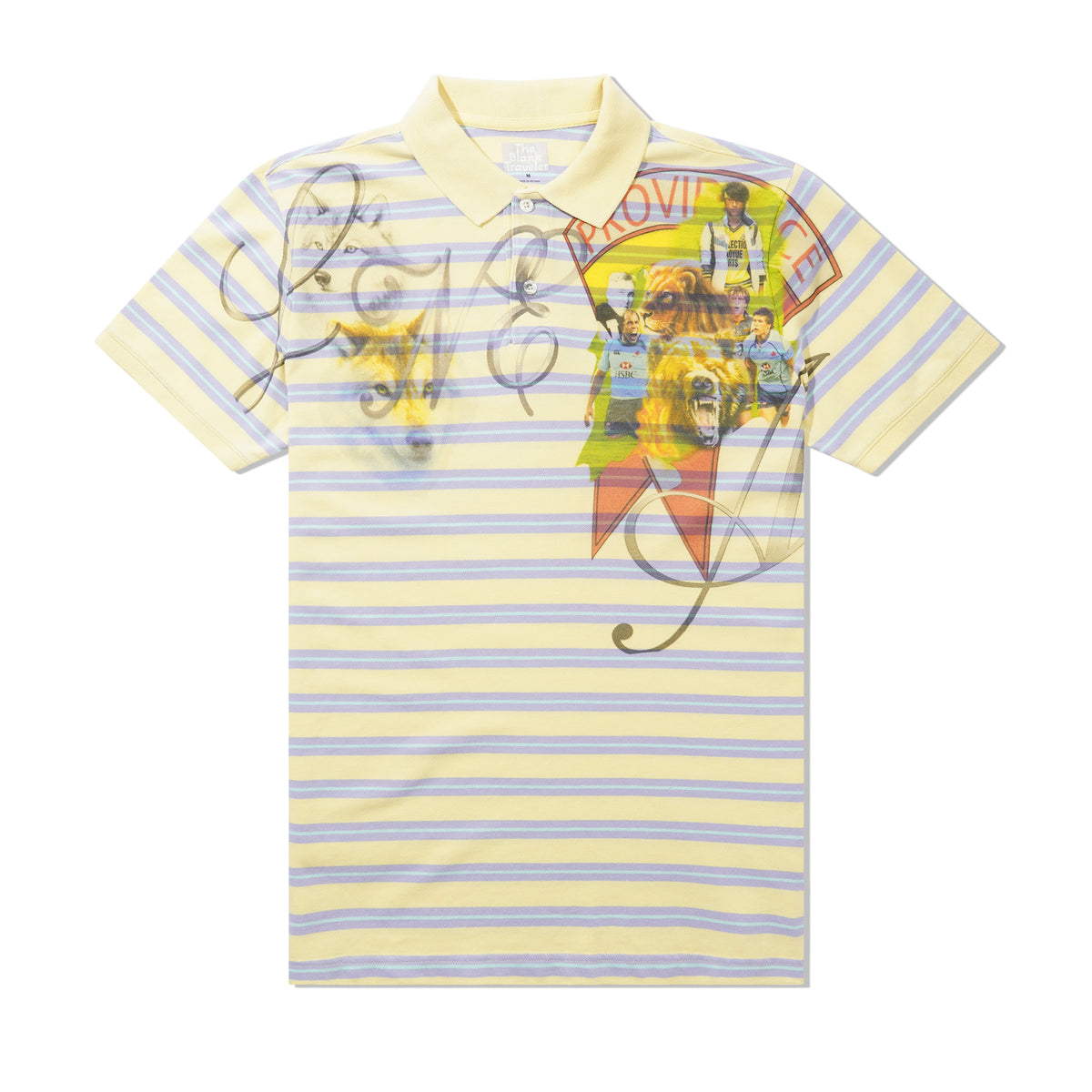 A New England Striped Polo