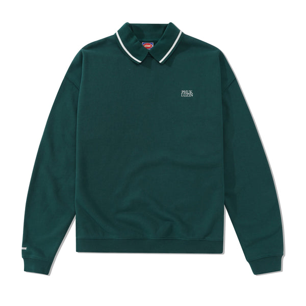 Metalwood Phuk Luzin Collared Sweatshirt, Spruce