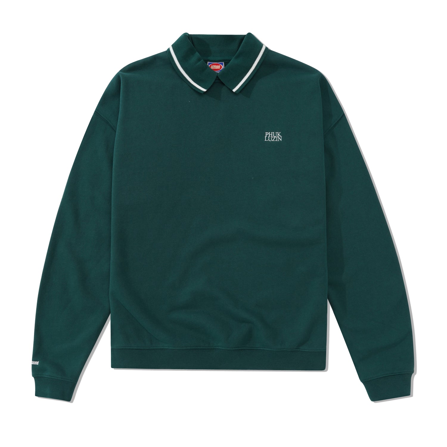 Phuk Luzin Collared Sweatshirt, Spruce