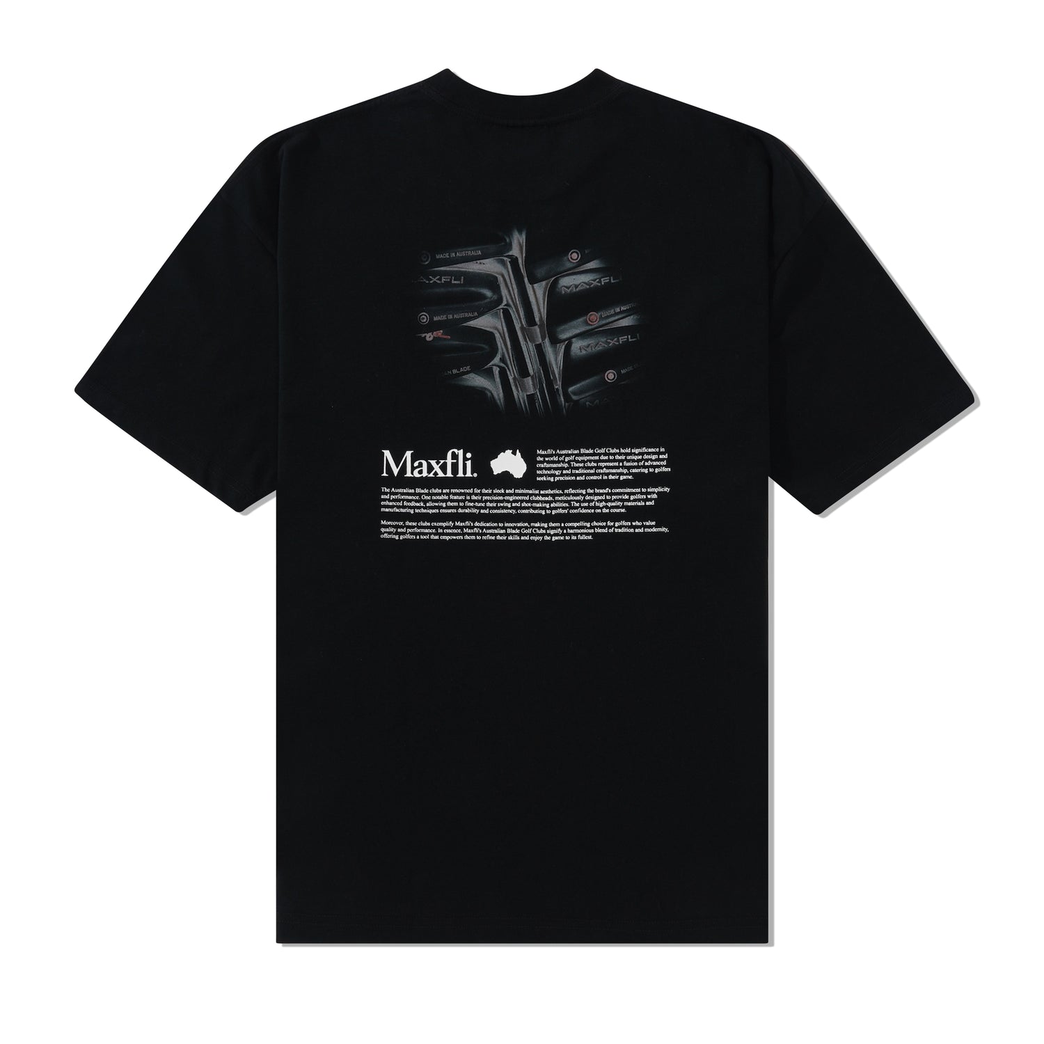 Maxfli Aussie Blades Tee, Black