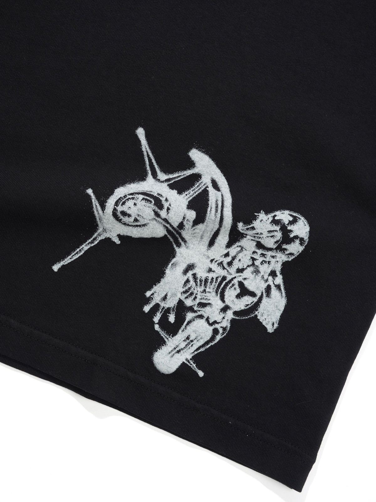 Fox Lab Airbrushed Tee, Black