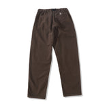 Belted Simple Knee Pant, Brown