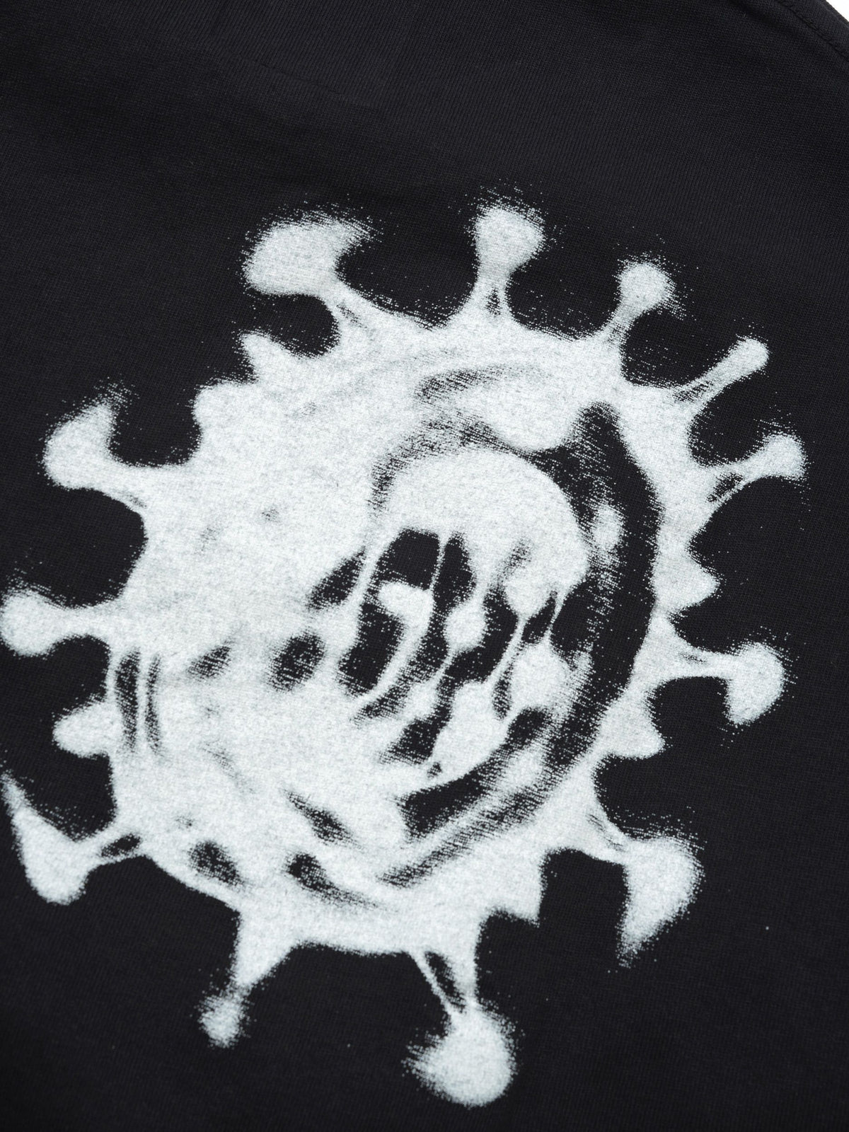 Fox Lab Airbrushed Tee, Black