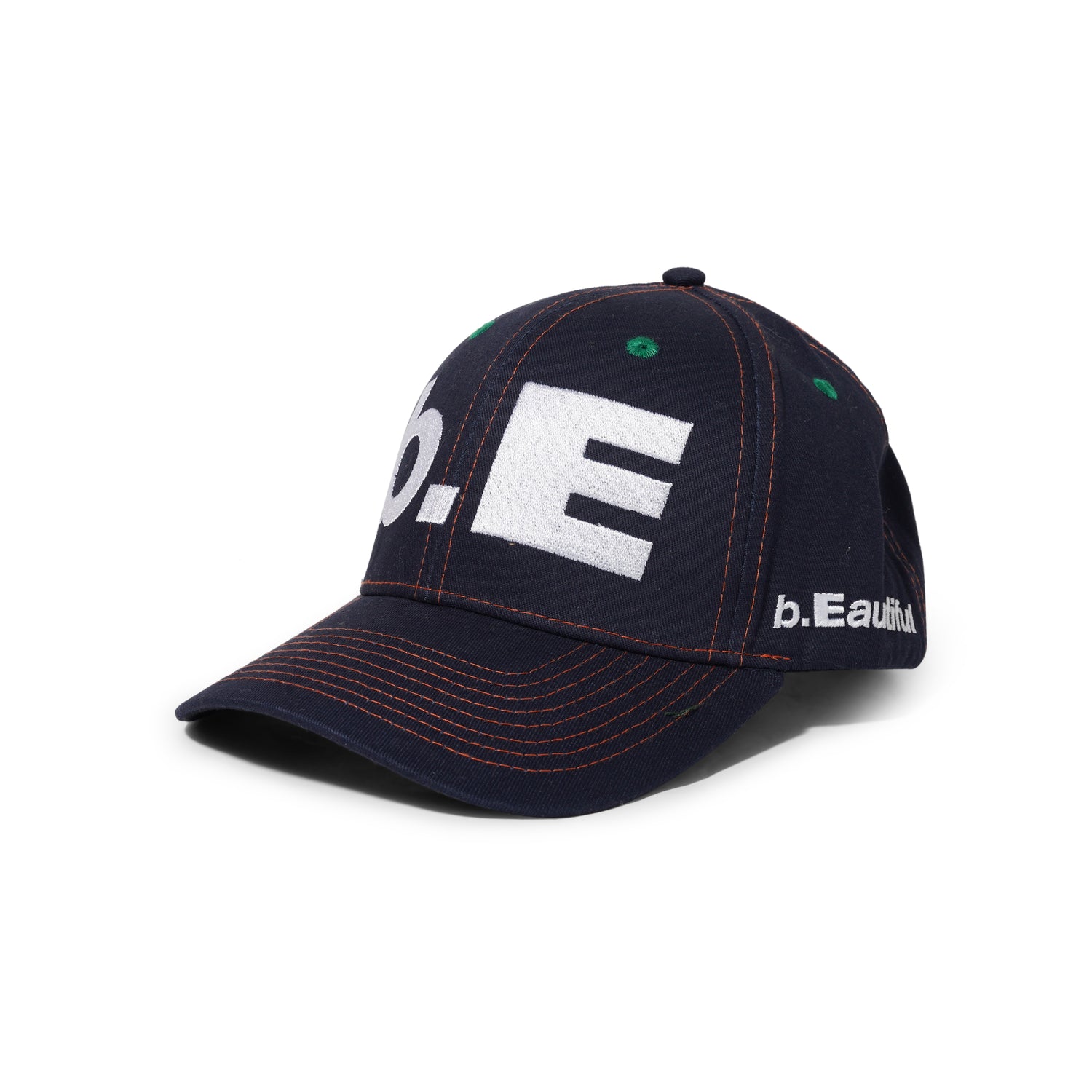 b.E Hat, Navy / White