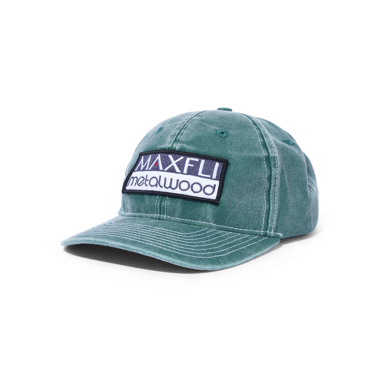 Maxfli Contrast Stitch 6 Panel Hat, Spruce