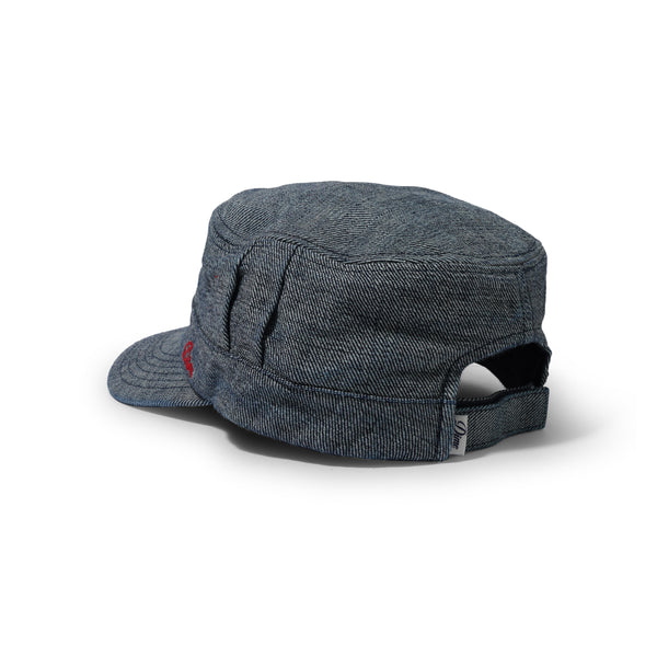 Dime Denim Painter Cap, Reversed Indigo