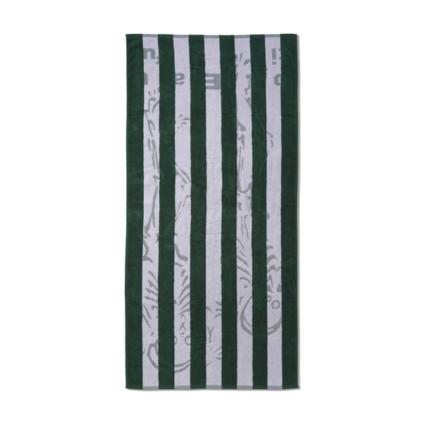 b.Eautiful Gaikotsu Beach Towel, Green