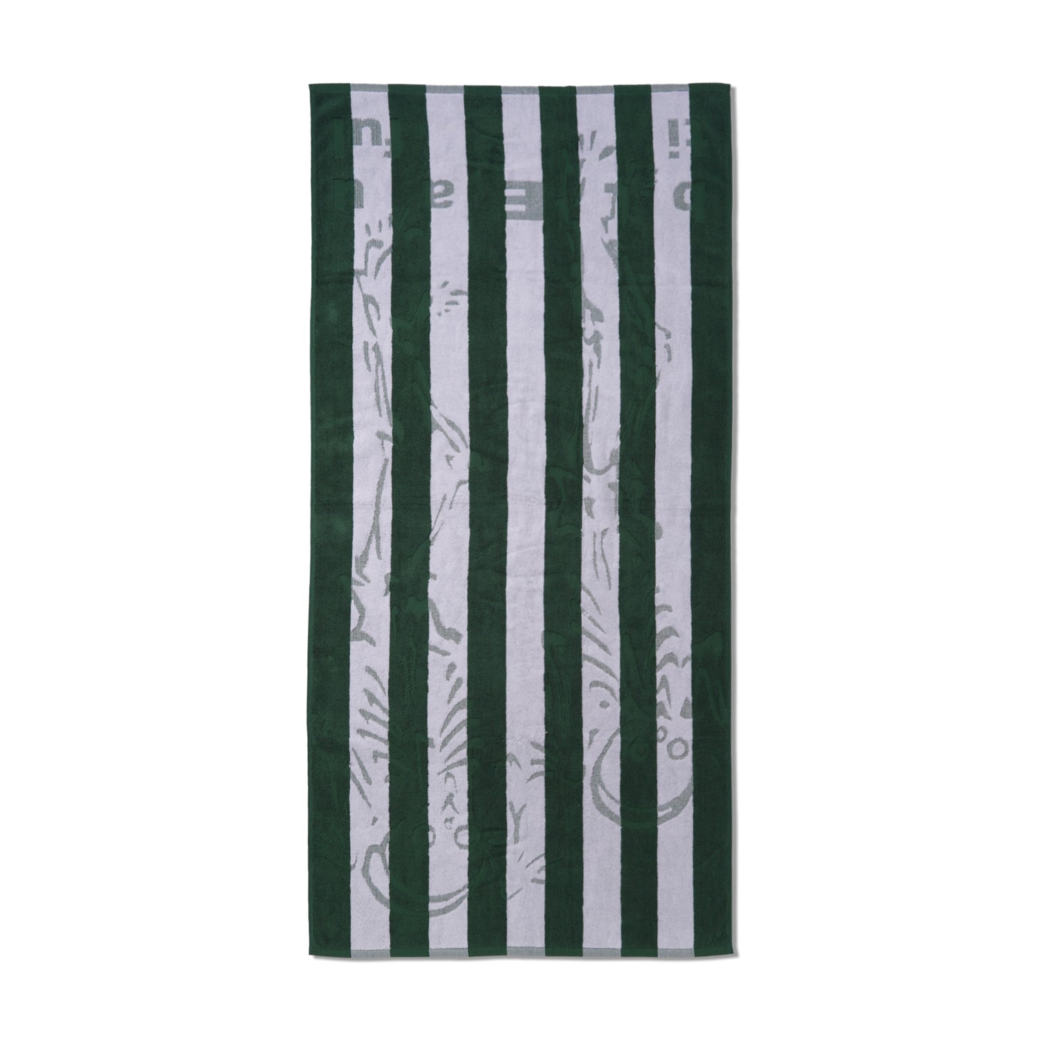 Gaikotsu Beach Towel, Green