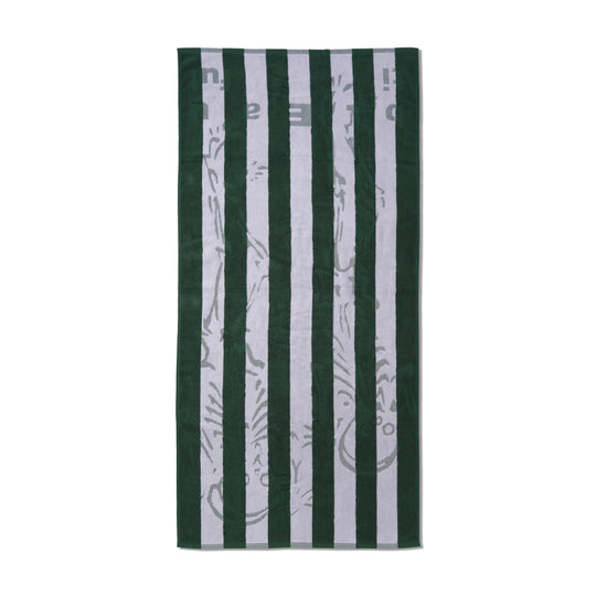 Gaikotsu Beach Towel, Green