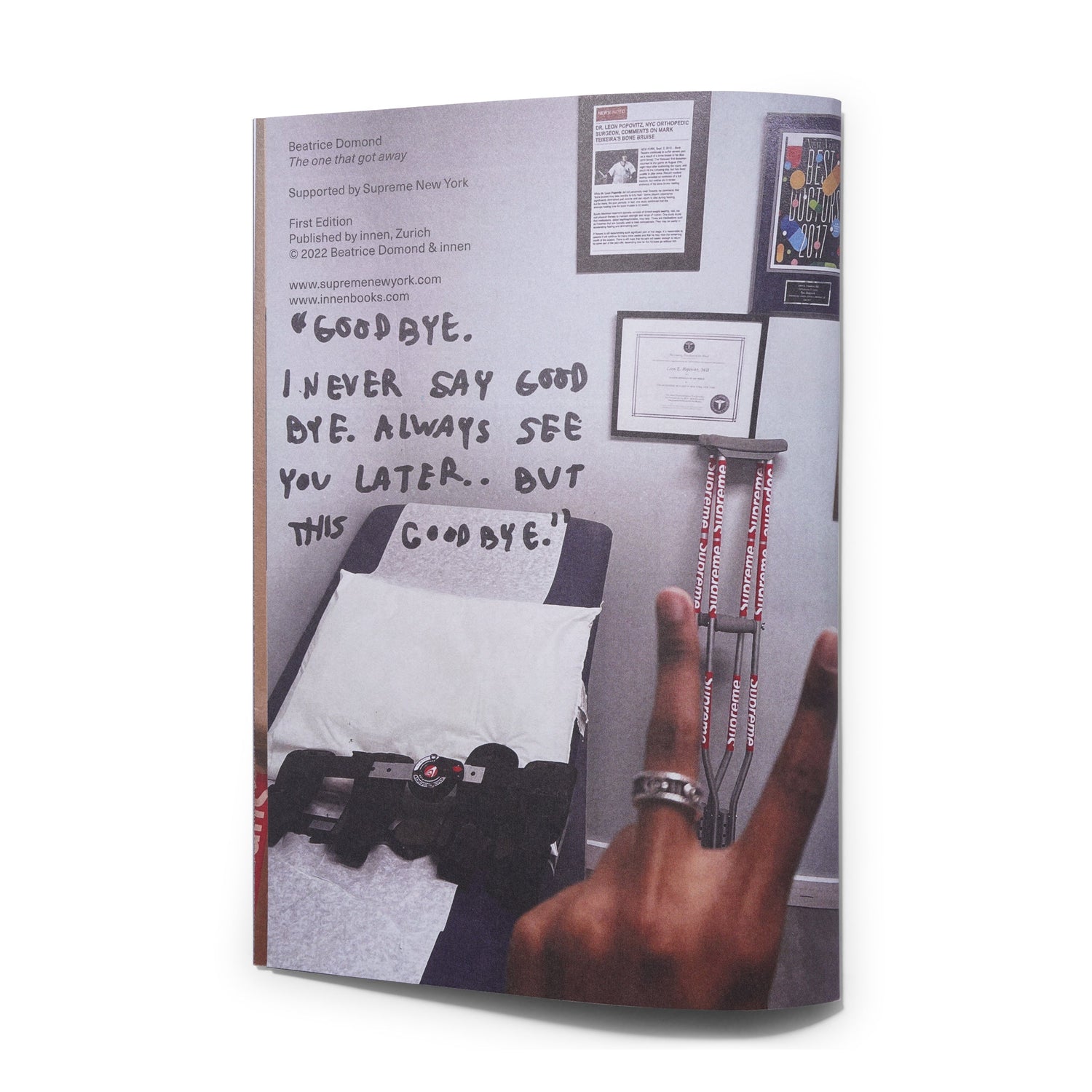 Beatrice Domond - the one that gone away Zine