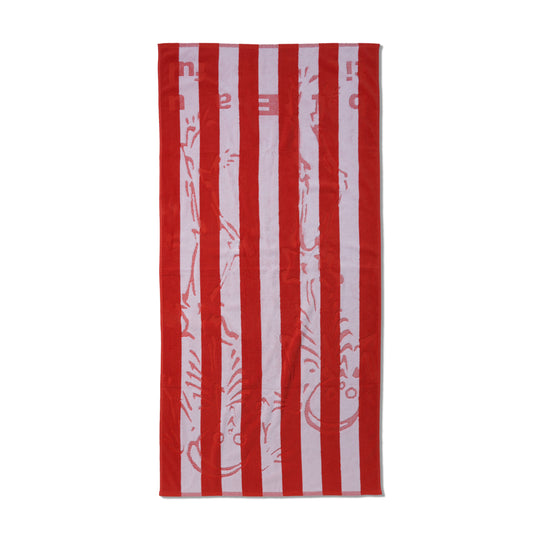 Gaikotsu Beach Towel, Red