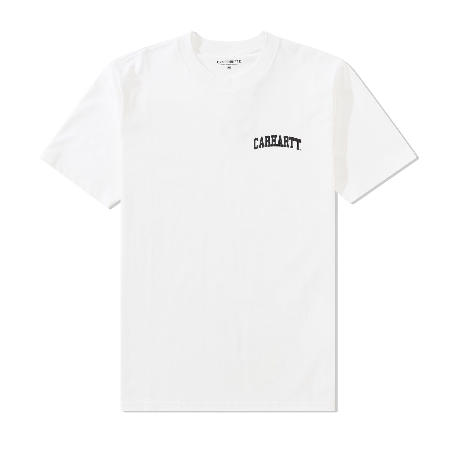 University Script Tee, White