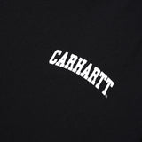University Script Tee, Black