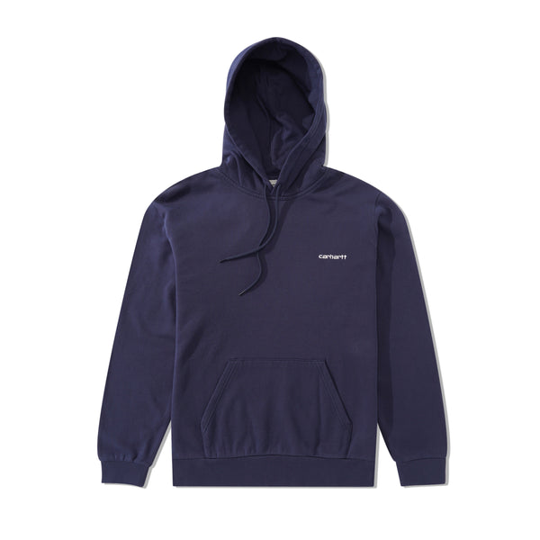 Carhartt WIP Script Embroidery Pullover, Blue / White