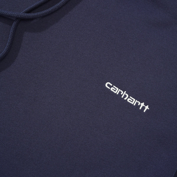 Carhartt WIP Script Embroidery Pullover, Blue / White