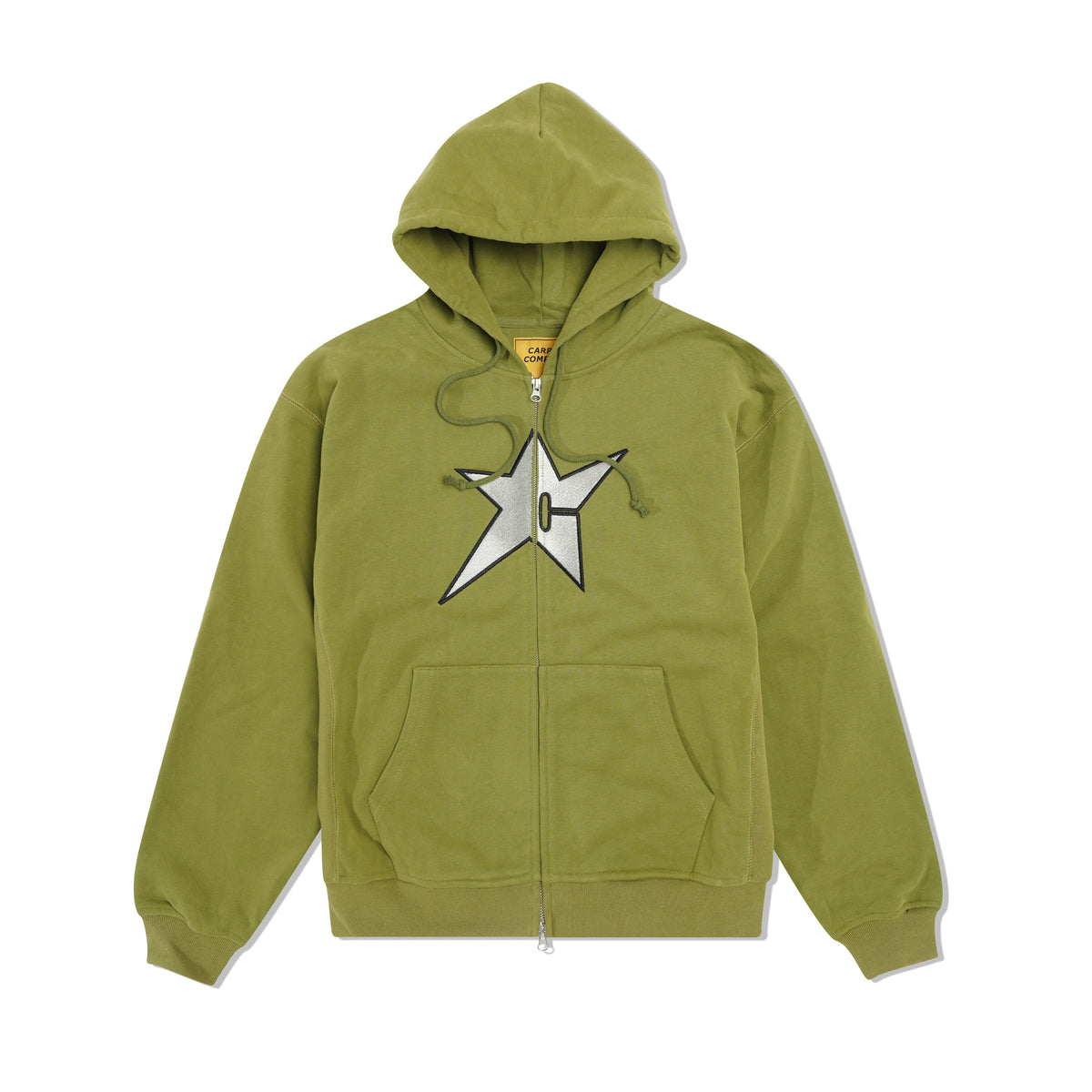 C-Star Zip-Thru Pullover Hood, Green