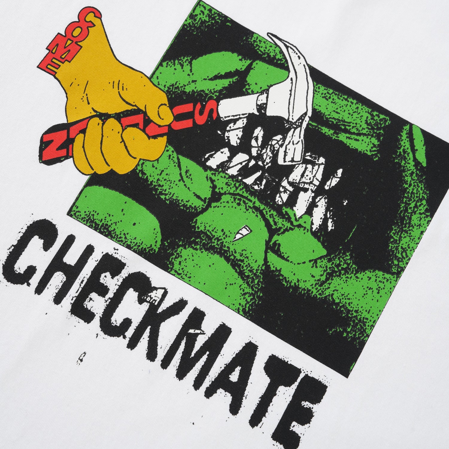 Checkmate Tee, White