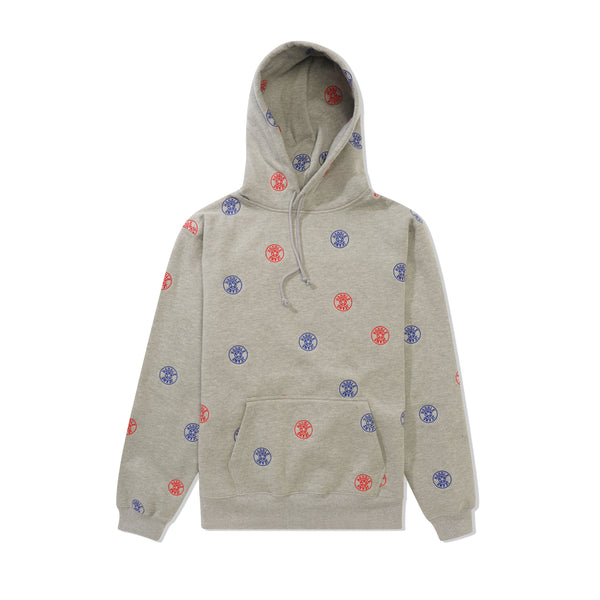 Hoddle Jeans Dot Logo Pullover, Grey