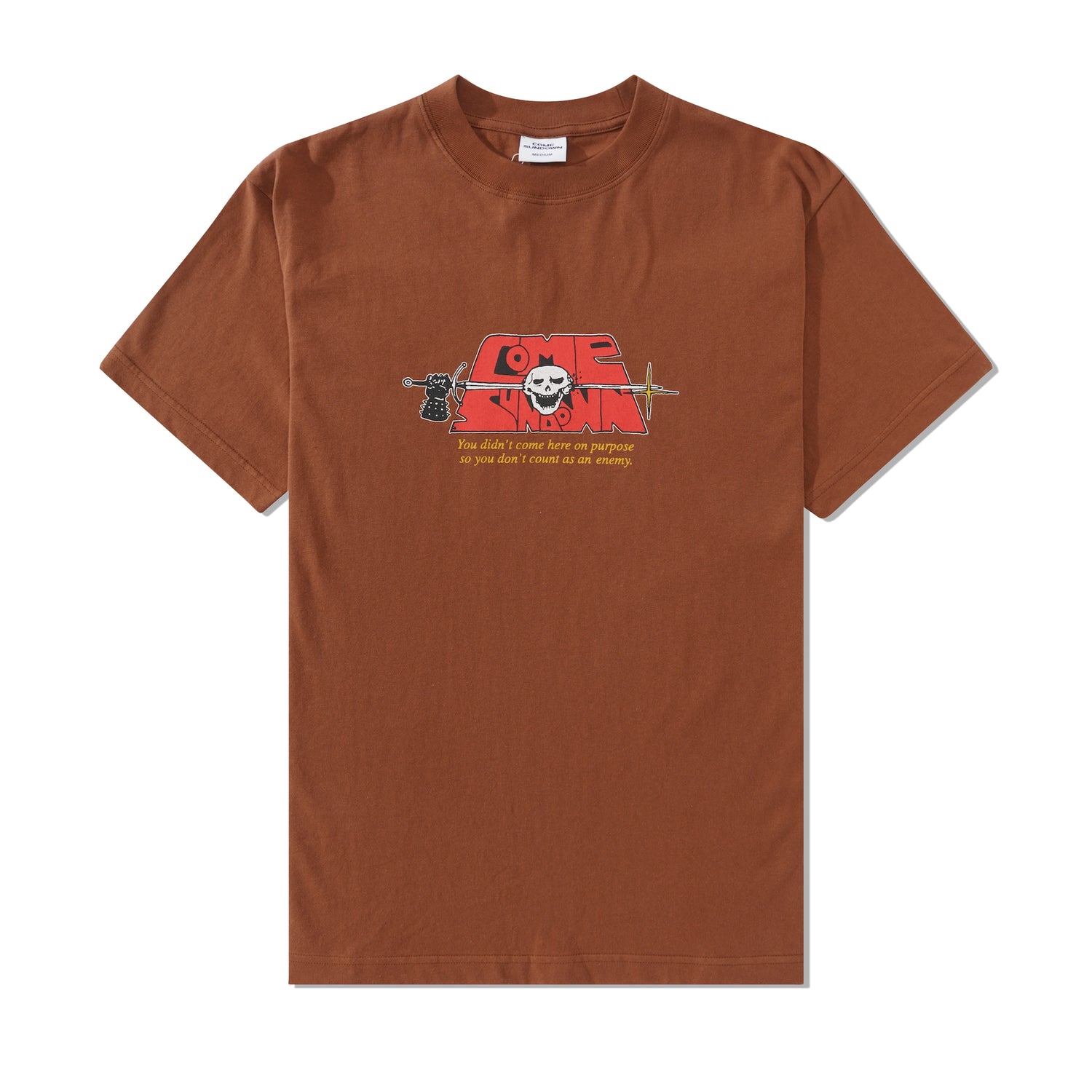 Split Tee, Brown