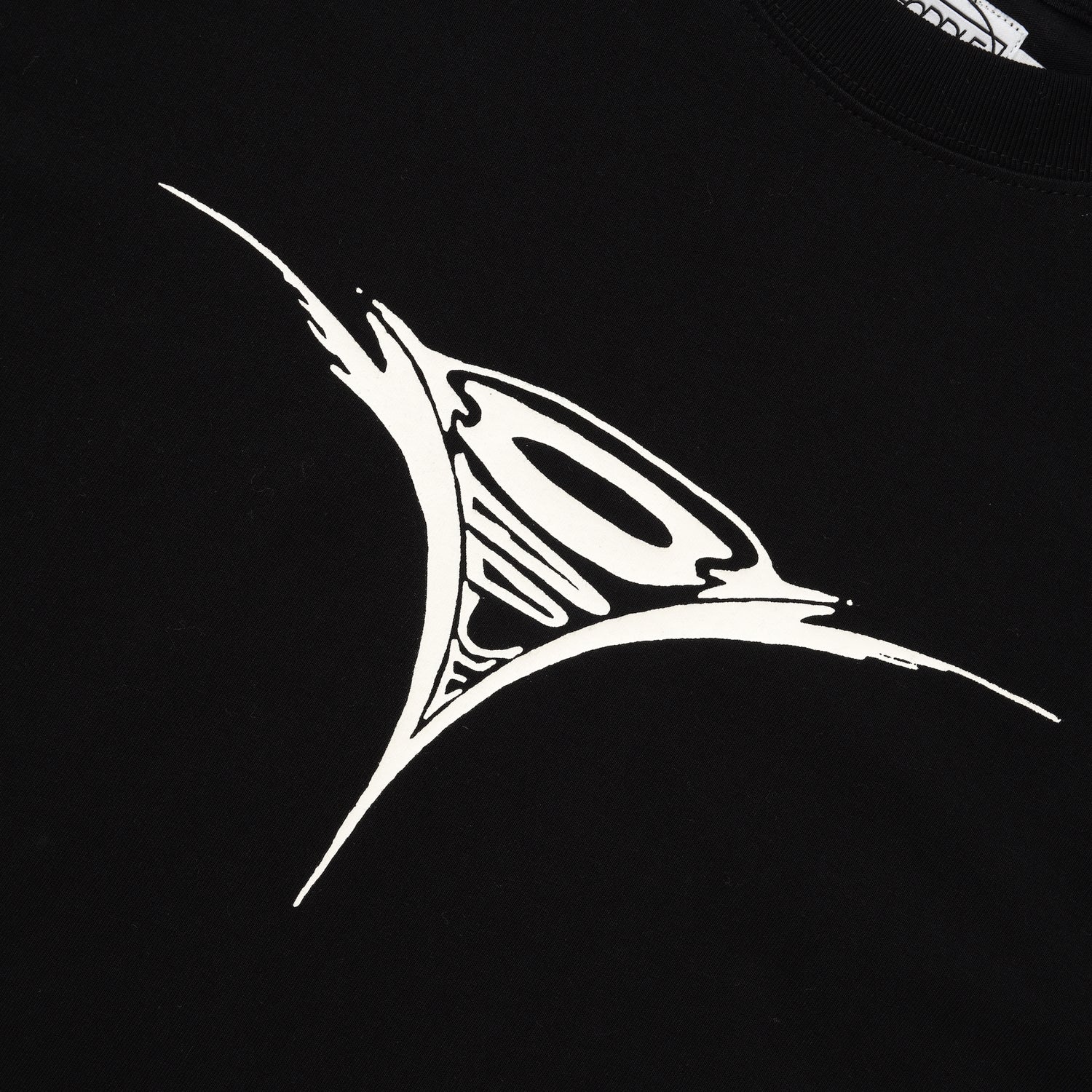 Dolphin Logo Tee, Black