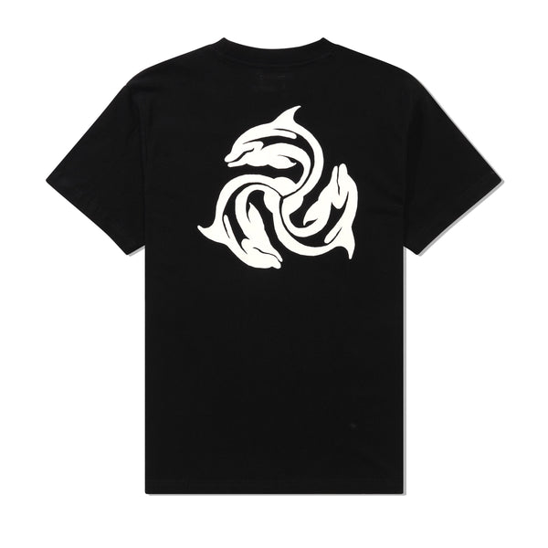 Hoddle Dolphin Logo Tee, Black