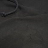 C-Star Embossed Zip-Thru Pullover Hood, Black