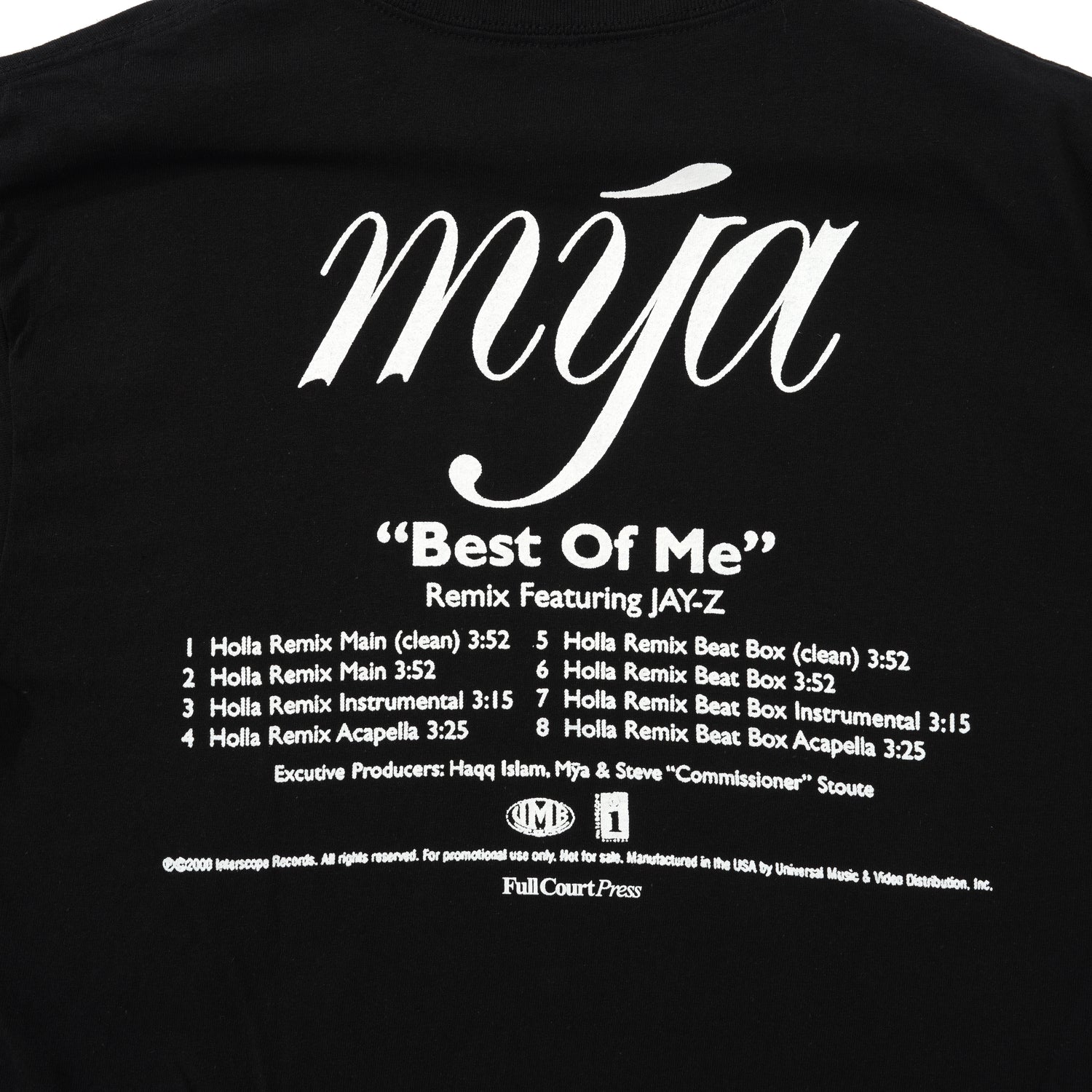 Mya Tee, Black