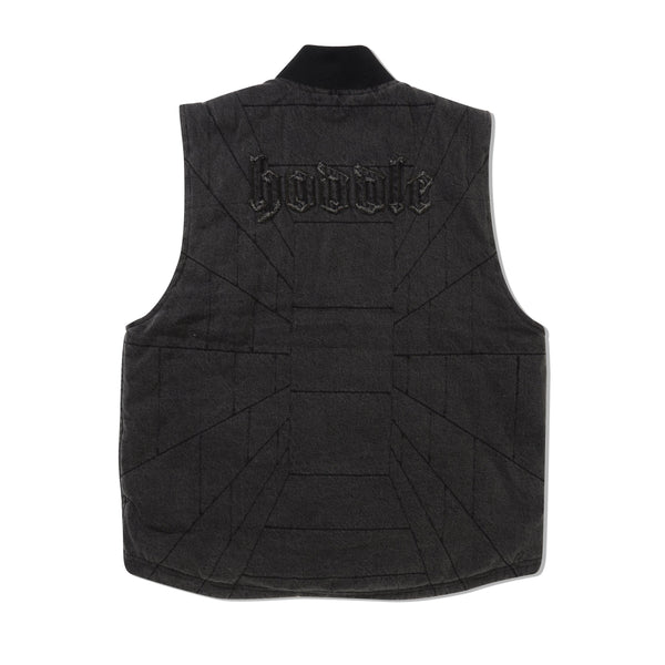 Hoddle Carpenter Vest, Black Wash