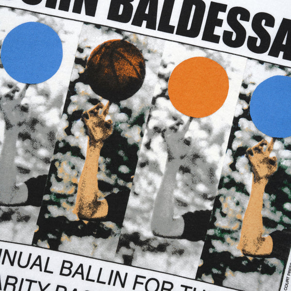 Full Court Press Baldesarri Tee, White