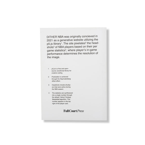 Full Court Press NBA Dither Book