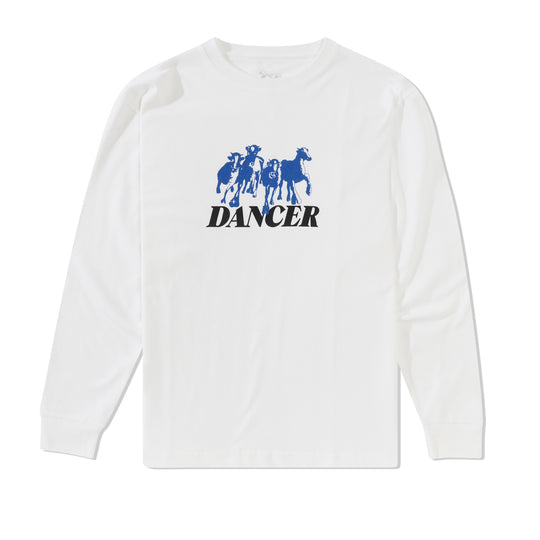 Step Aside Long Sleeve Tee, White