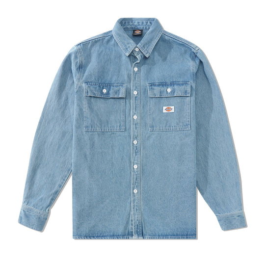 Jacinto Denim L/S Shirt, Stone Washed