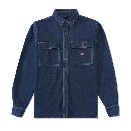 Jacinto Denim L/S Shirt, Rinsed Indigo