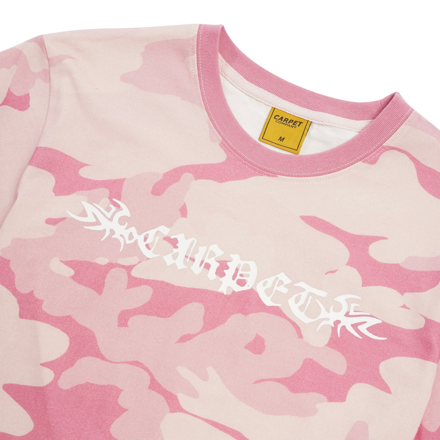 Trampstamp Girls Tee, Pink Camo
