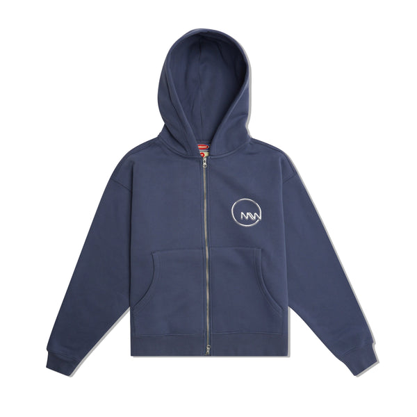 Metalwood Club 74 Zip Up Hood, Steel
