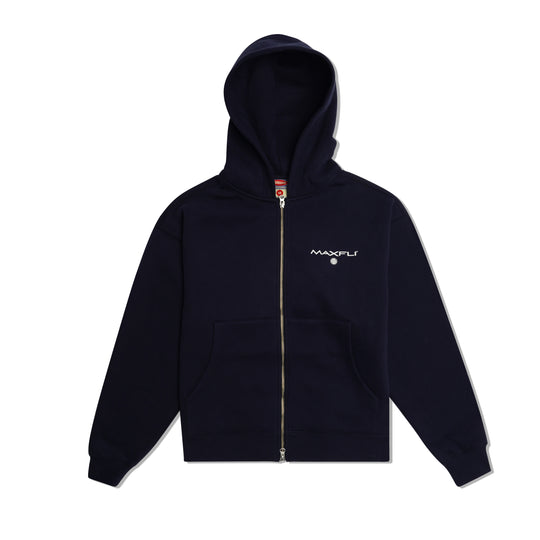 Maxfli Zip Up Hood, Navy
