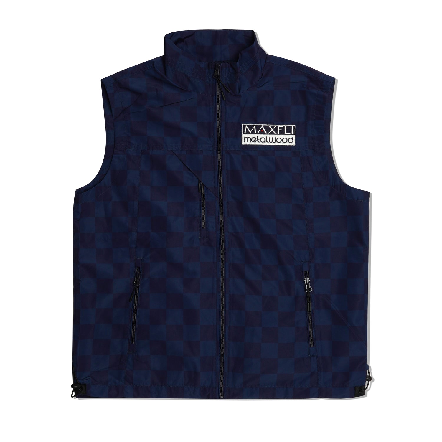 Maxfli Checkered Tech Vest, Blue