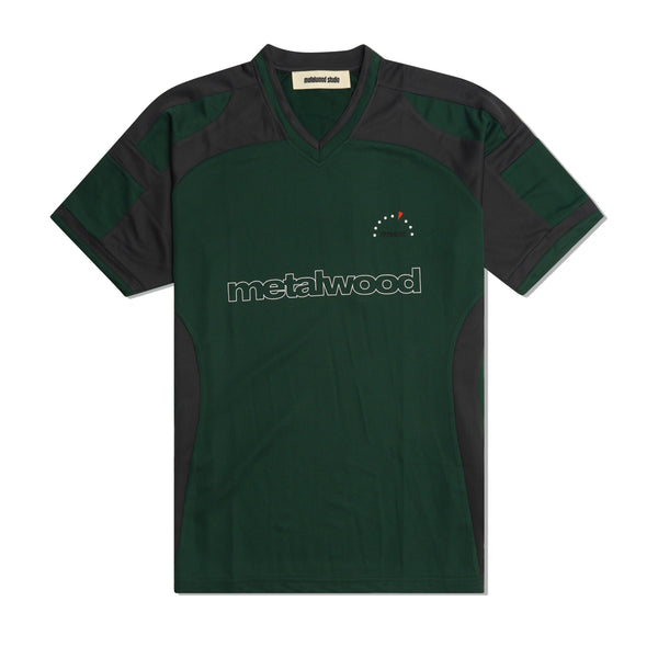 Metalwood Paneled Jersey, Spruce / Tar