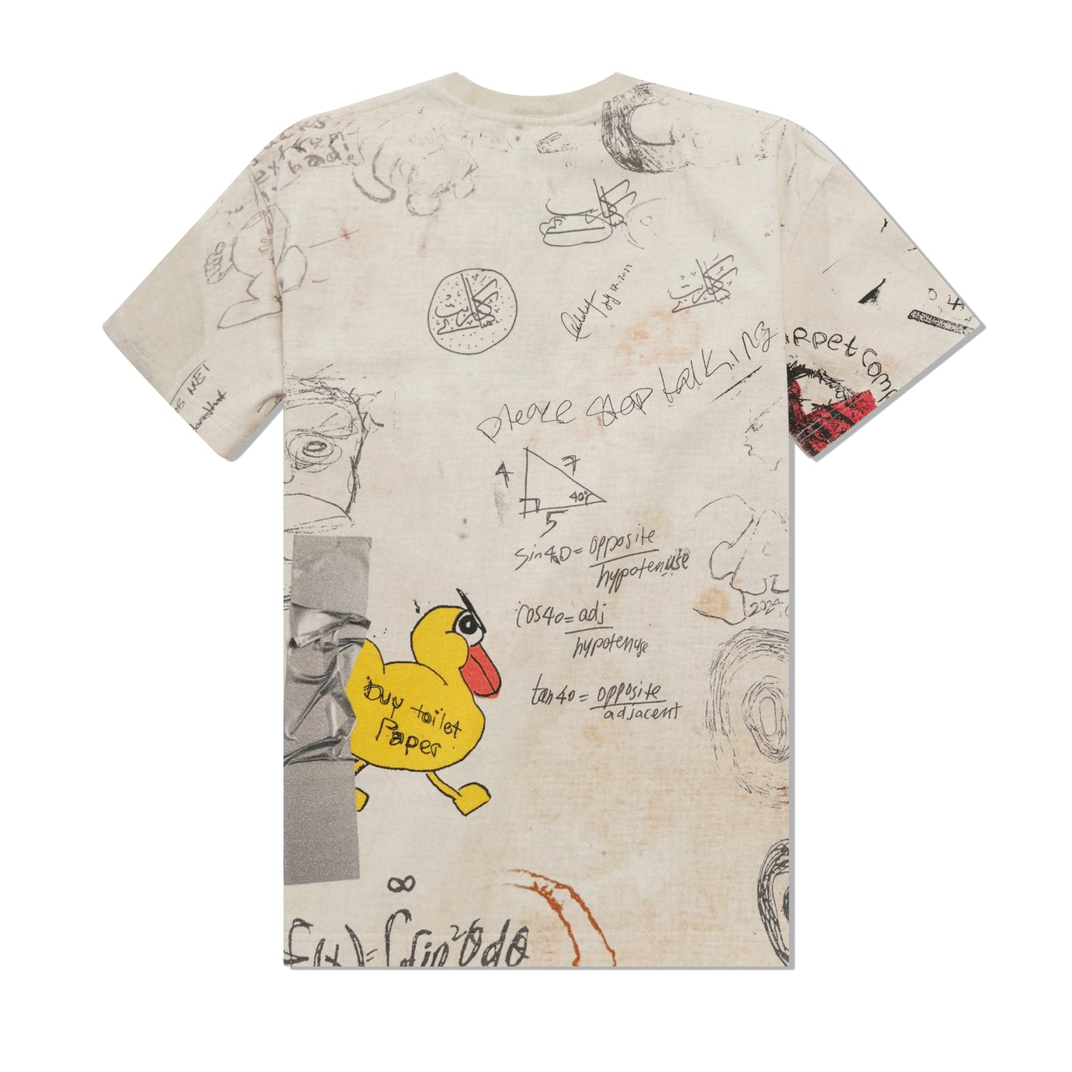 Scrapbook Tee, White