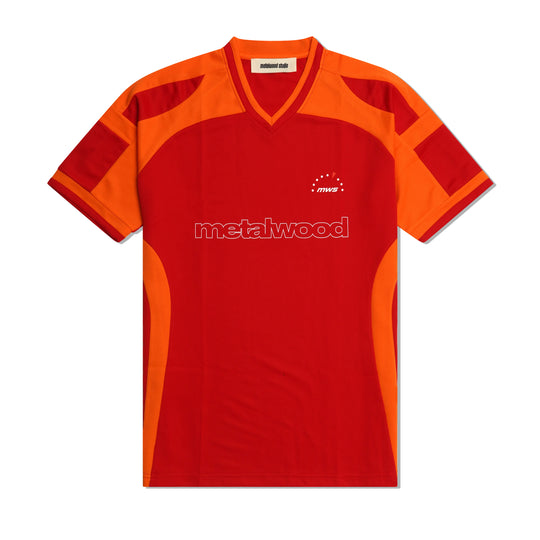 Paneled Jersey, Red / Orange